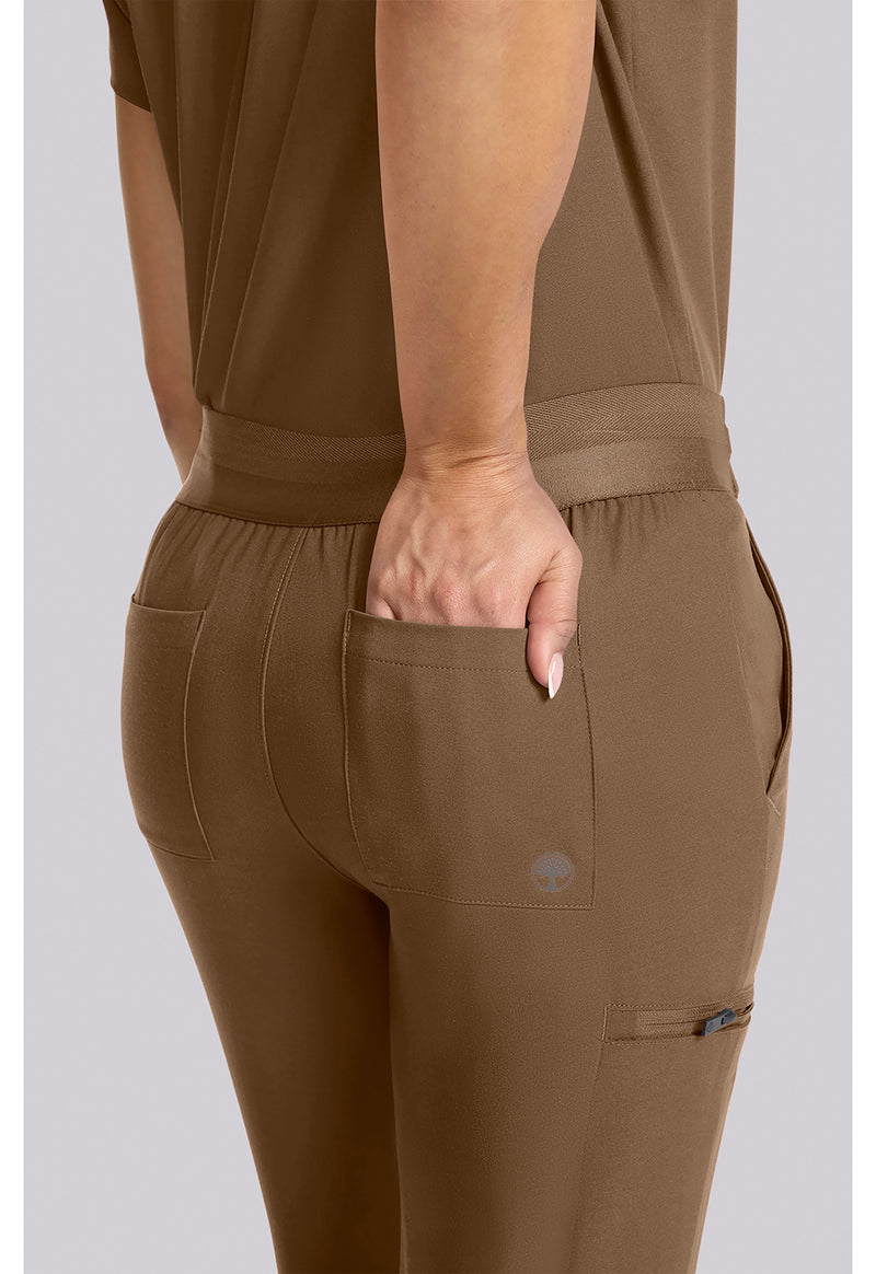 French Brown - Women's Mid Rise Jogger (View 3)