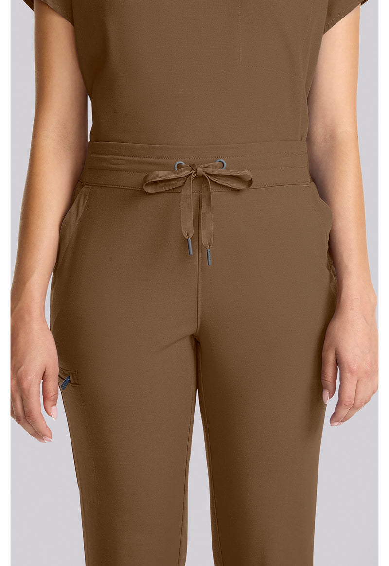French Brown - Women's Mid Rise Jogger (View 4)