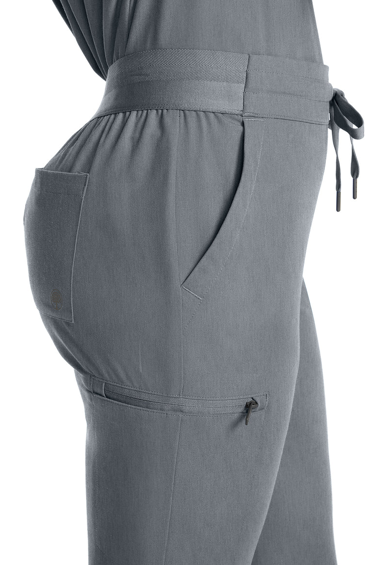 Heather Ash - Women's Mid Rise Jogger (View 4)