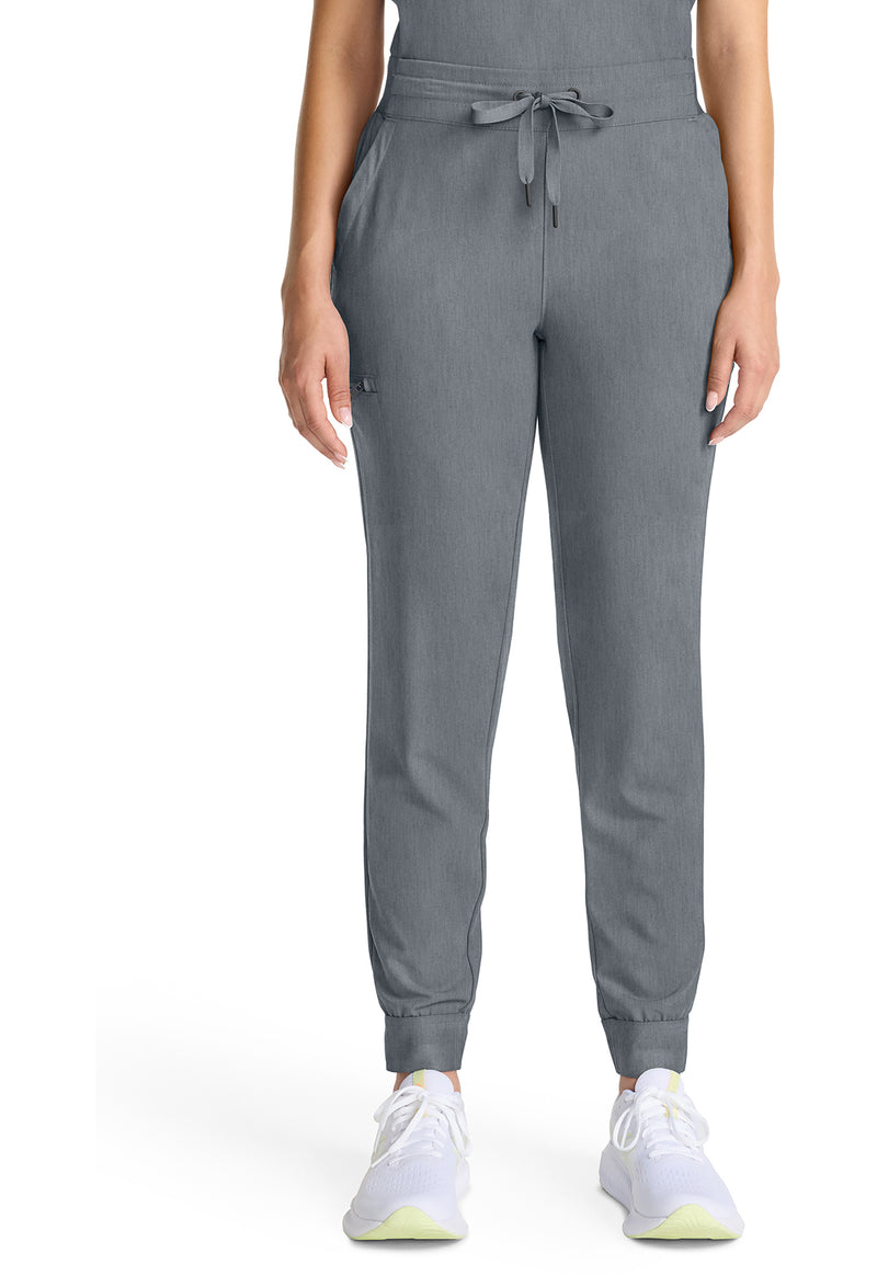 Heather Ash - Healing Hands Quest Women Scrub Pants - Front View