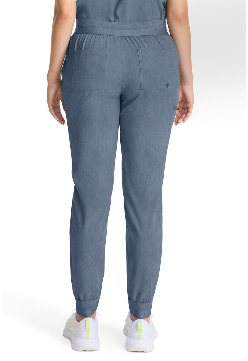 Twilight Blue - Healing Hands Quest Women Scrub Pants - Back View