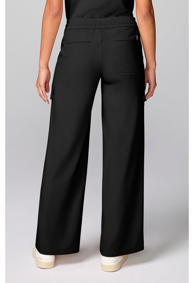 Black - Drawstring Pants – Regular (Back)