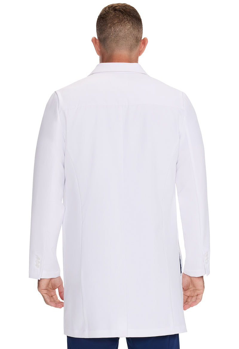white - Men's 36" Lab Coat (Back)