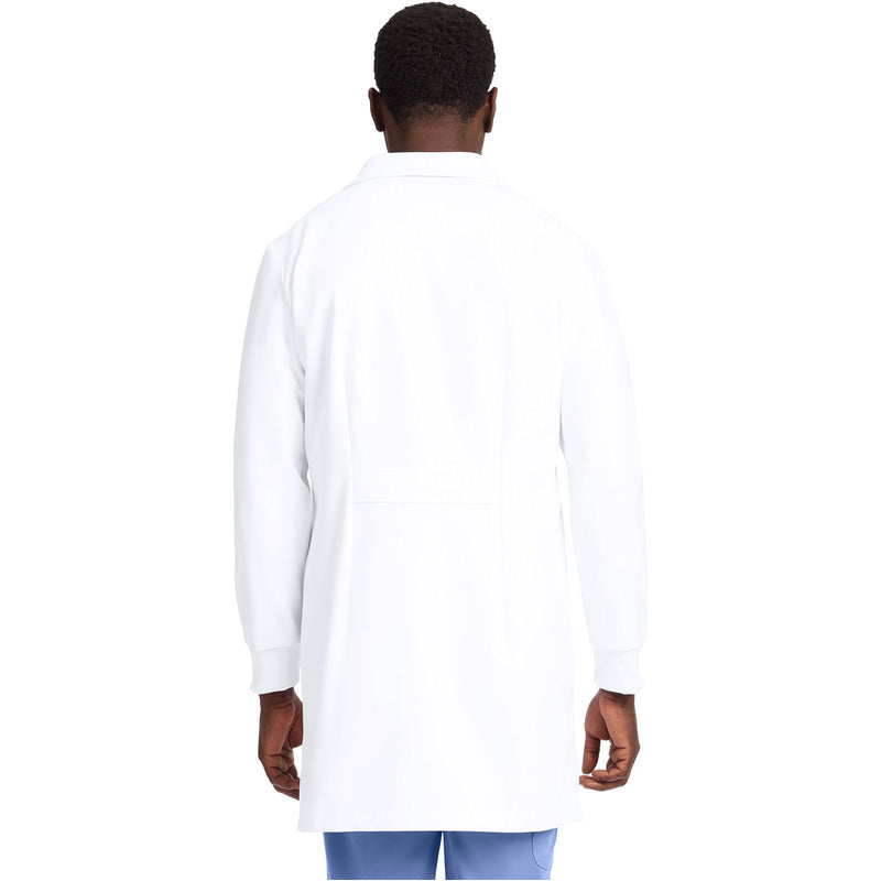 white - Men's 6-Pocket Dental Lab Coat