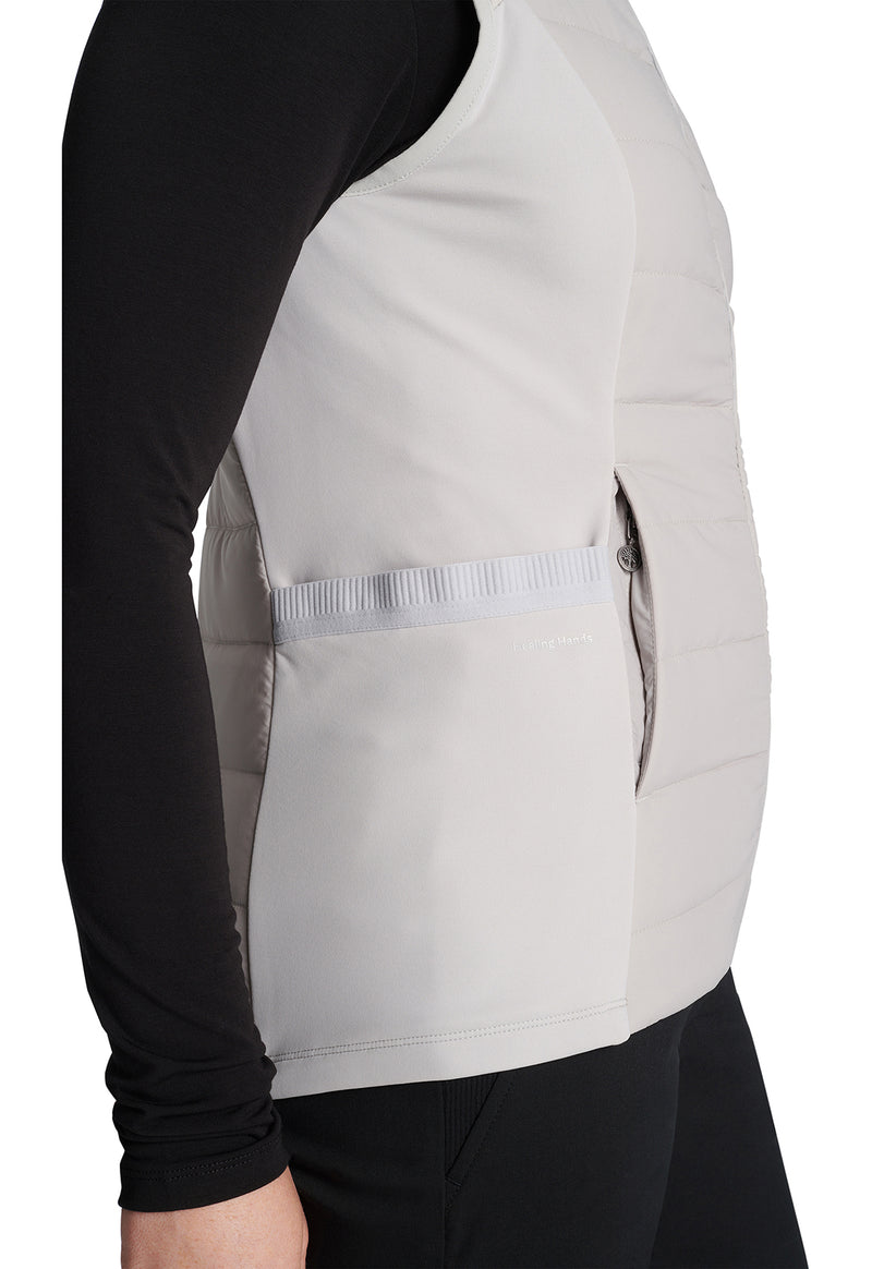 silver - Khloe Quilted Vest (View 2)