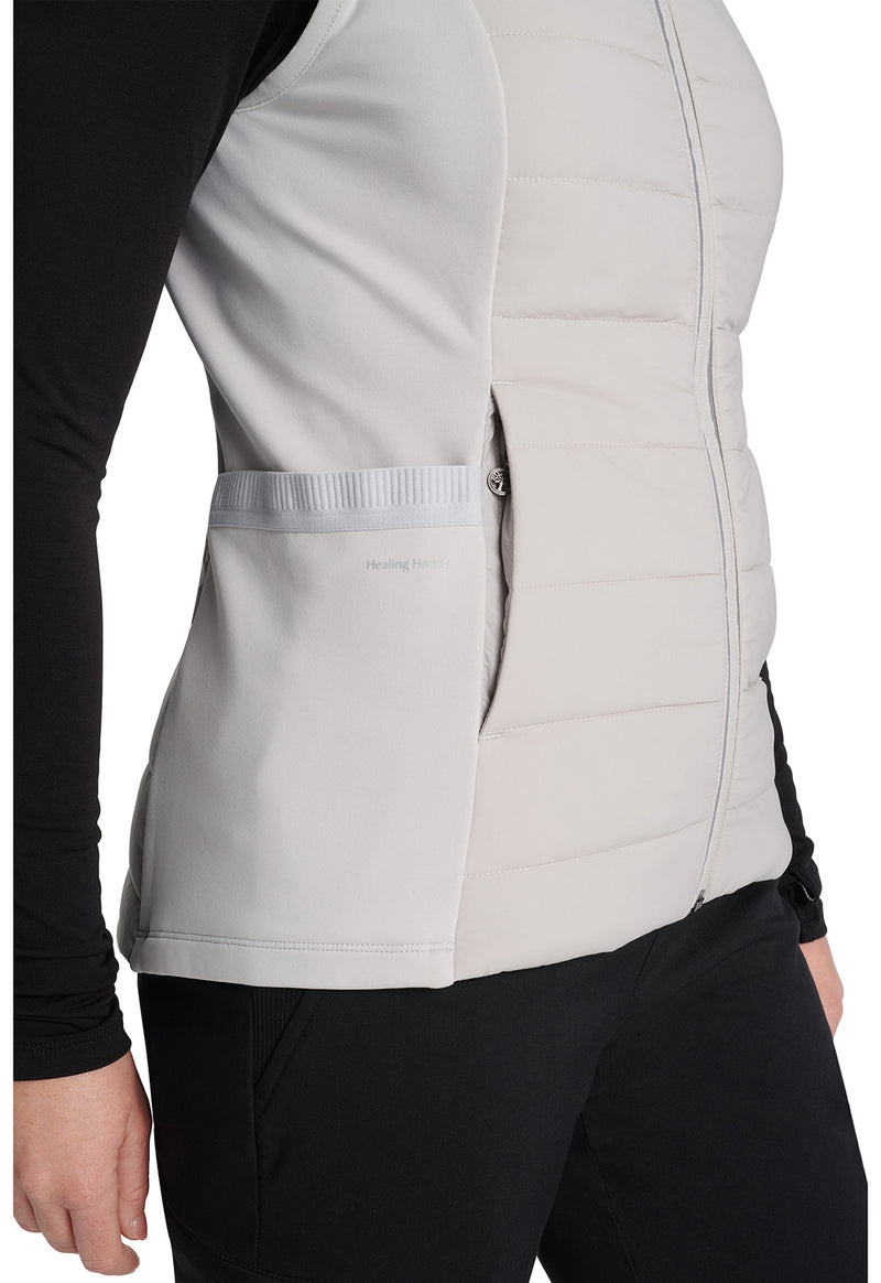 silver - Khloe Quilted Vest (View 3)
