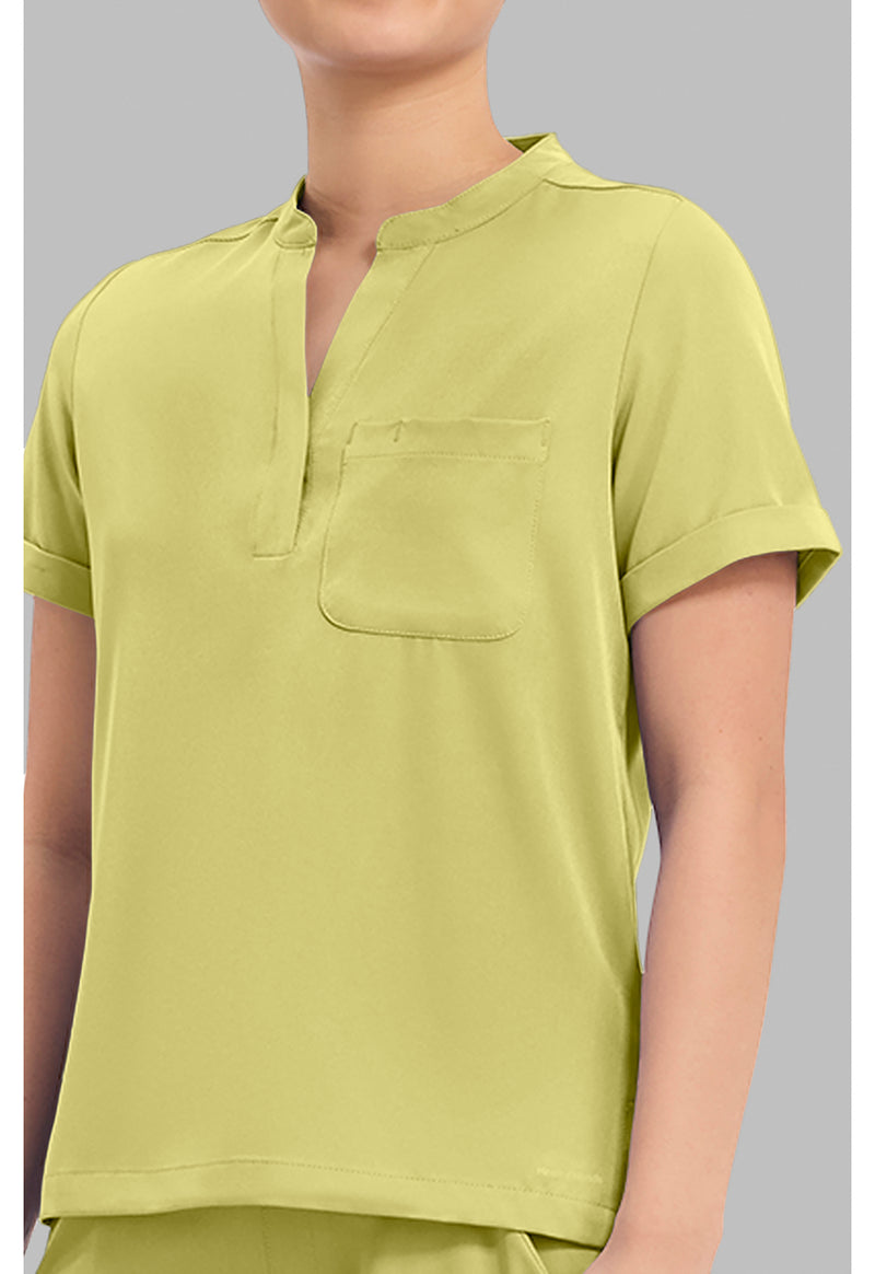 Retro Lime - Women's Macy Scrub Top (View 4)