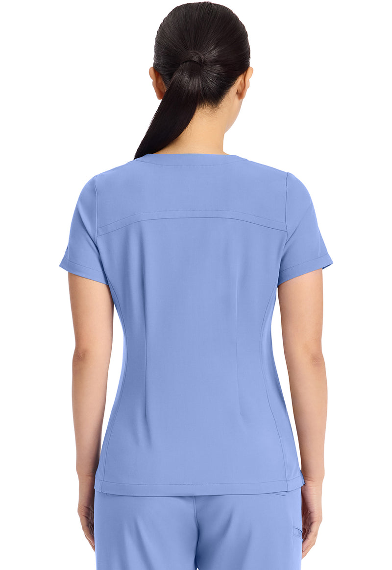 CEIL - Healing Hands Quest Women Scrub Top - Back View