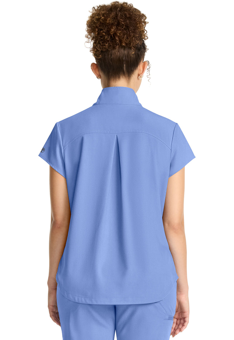 CEIL - Healing Hands Quest Women Scrub Top - Back View