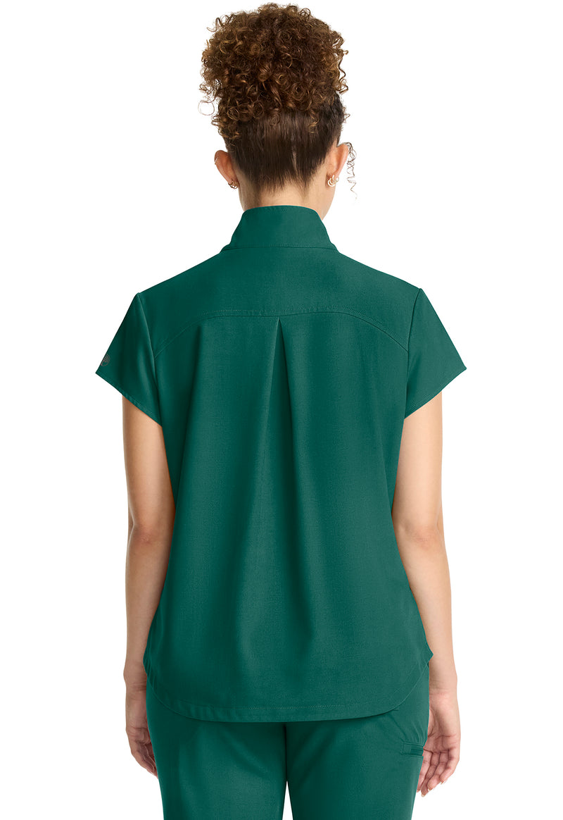 Hunter - Healing Hands Quest Women Scrub Top - Back View