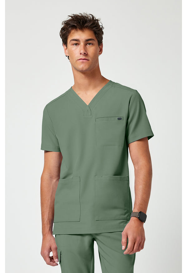 Men's V-Neck Scrub Top