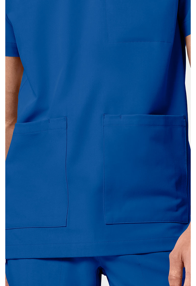 Royal - Men's V-Neck Scrub Top (View 3)