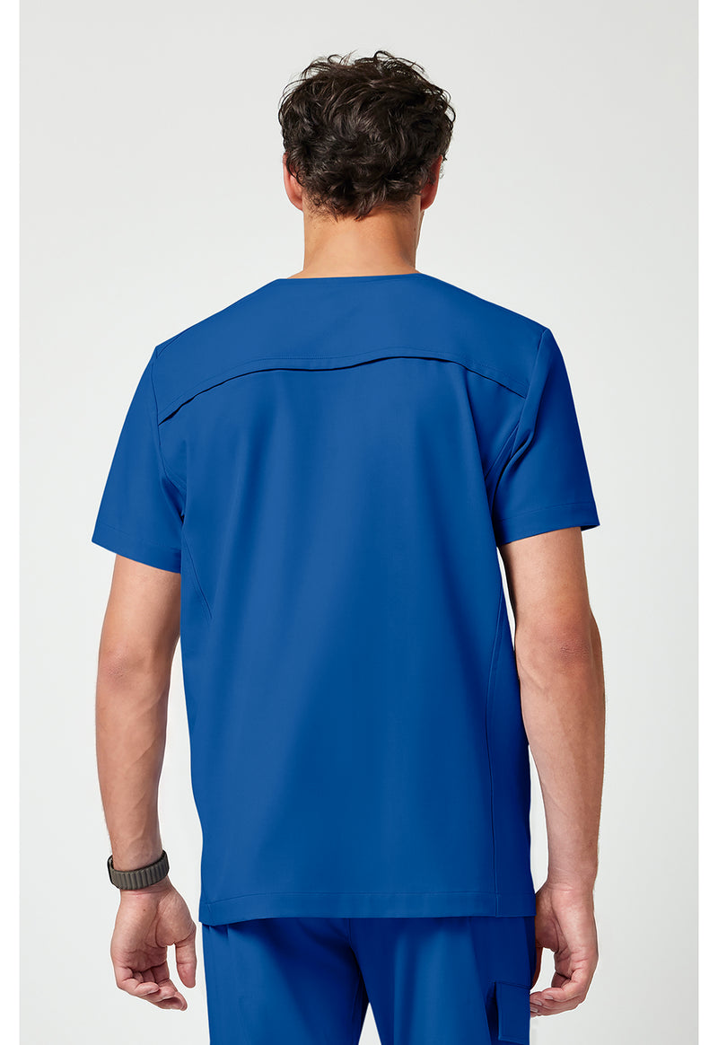 Royal - Healing Hands Quest Men Scrub Top - Back View