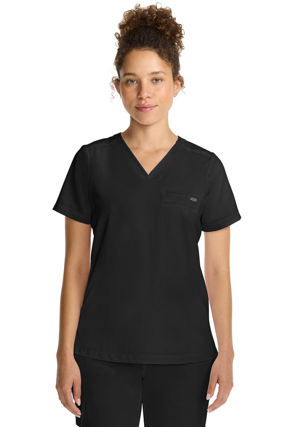 Women's Tuck-in V-Neck Scrub Top