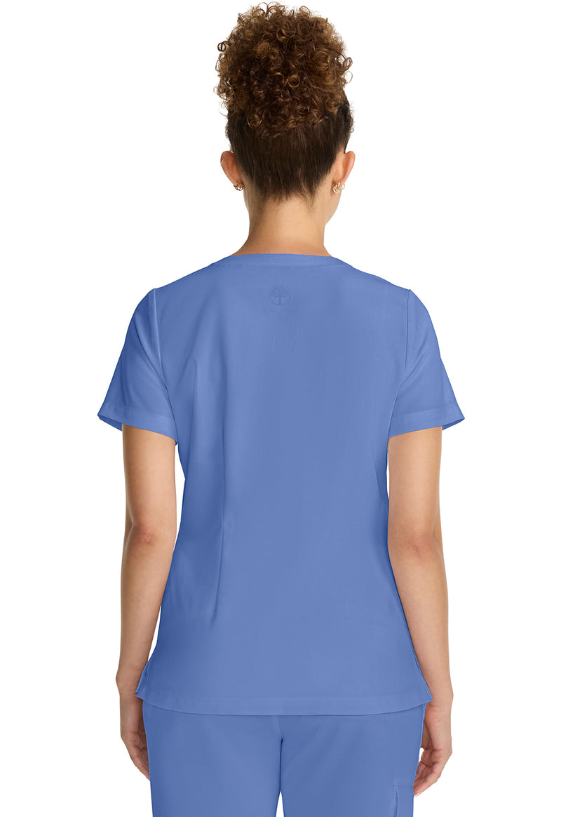 CEIL - Healing Hands Quest Women Scrub Top - Back View