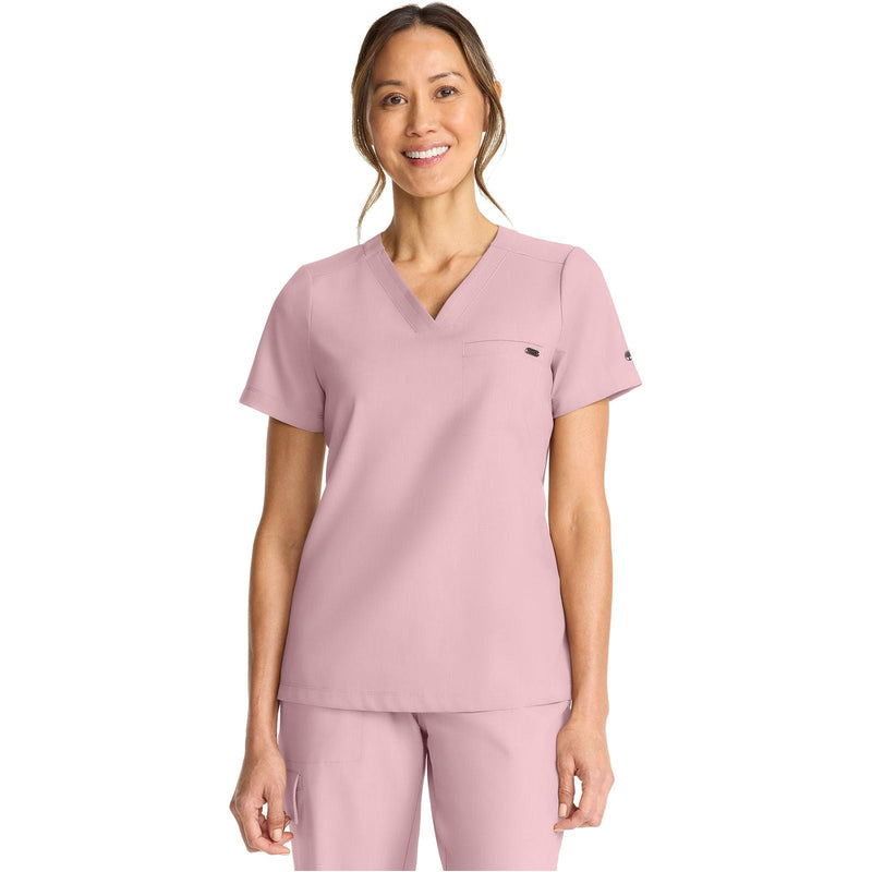 pink pearl - Women's Tuck-in V-Neck Top