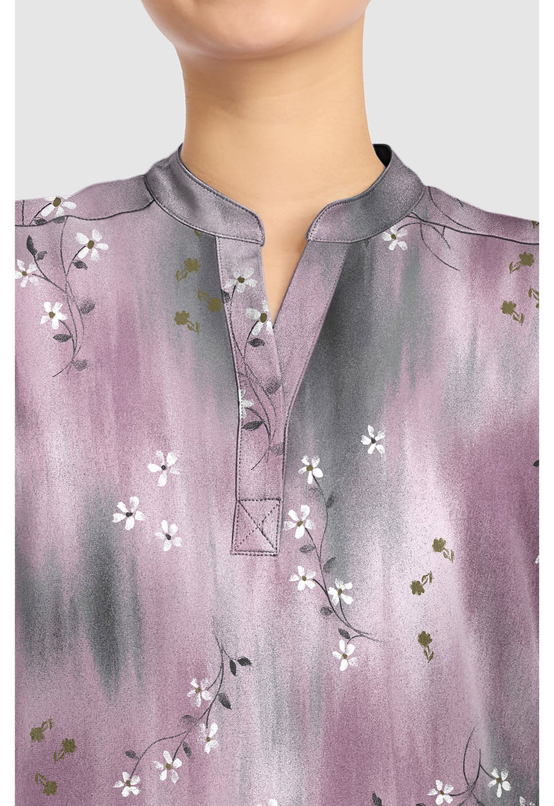 BLURRED DITSY - Journey Top (View 2)