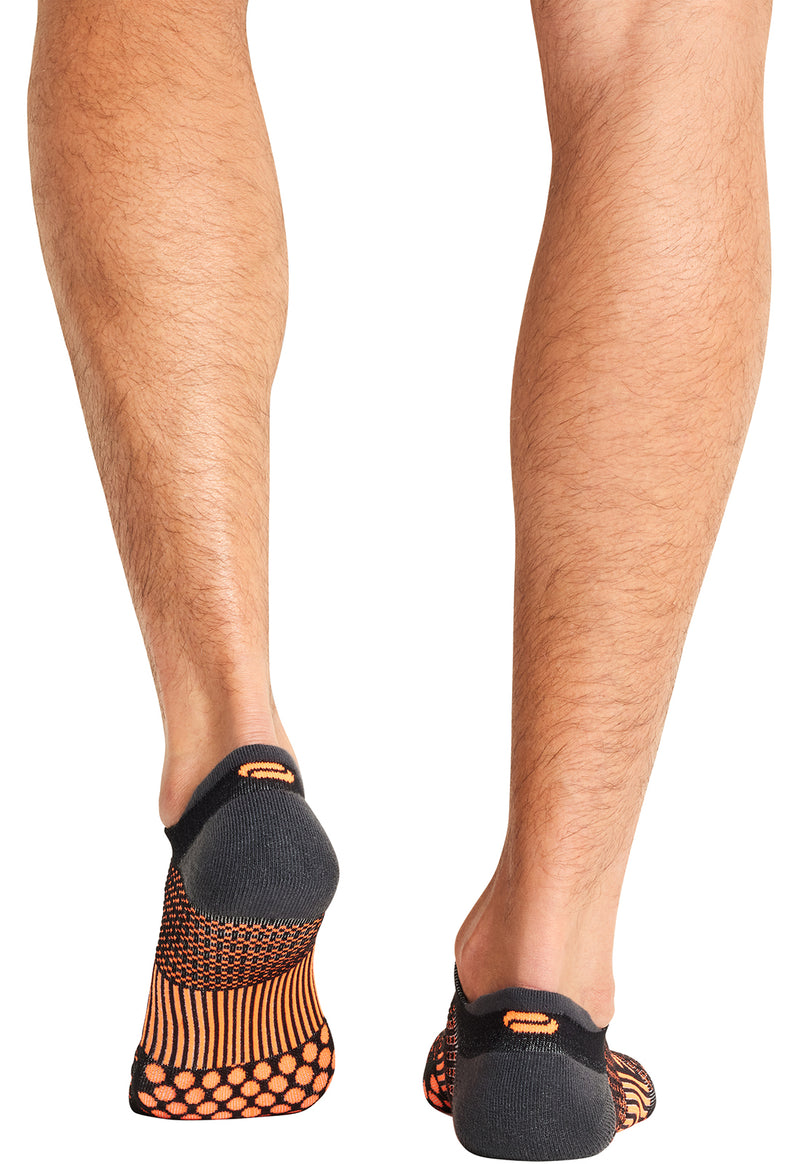 black/vivid orange - Athletic Ankle Socks (Back)
