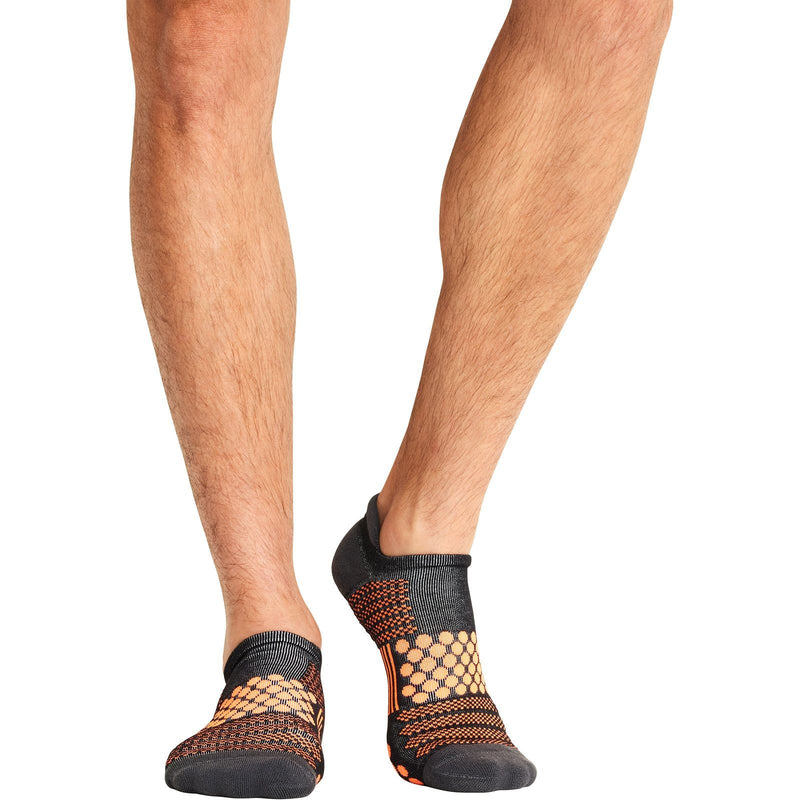 black/vivid orange - Athletic Ankle Socks