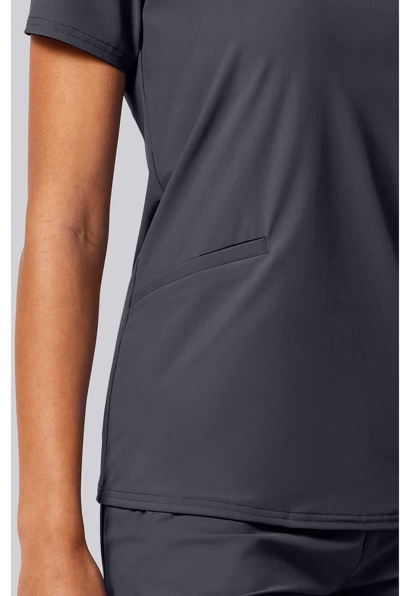Pewter - Built in Sport Bra Top (View 3)