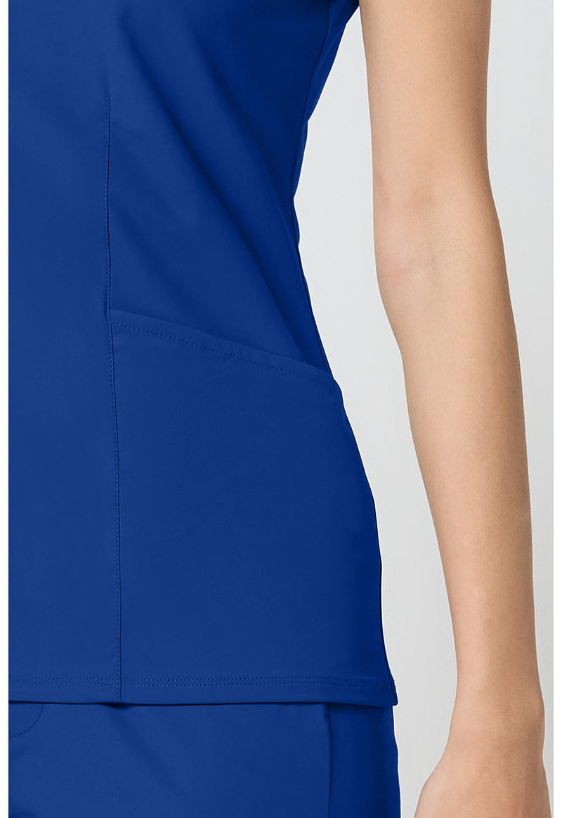 Royal - Women's V-Neck Scrub Top (View 3)