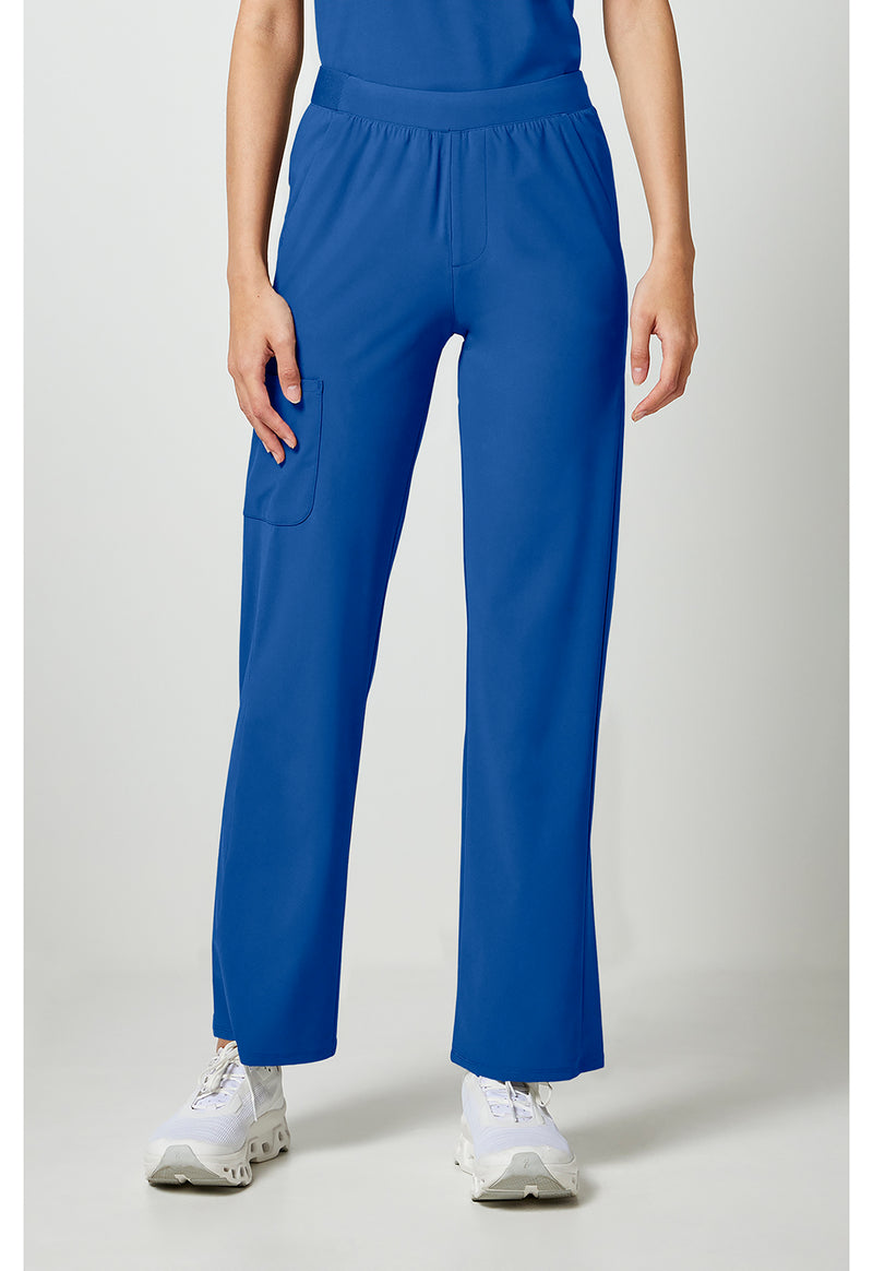 Royal - Cherokee IN Pursuit Women Scrub Pants - Front View