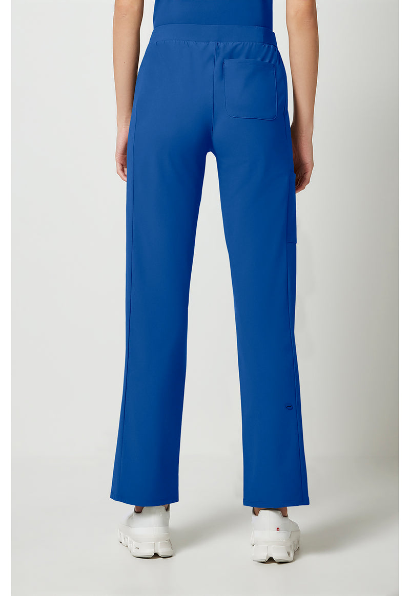 Royal - Cherokee IN Pursuit Women Scrub Pants - Back View