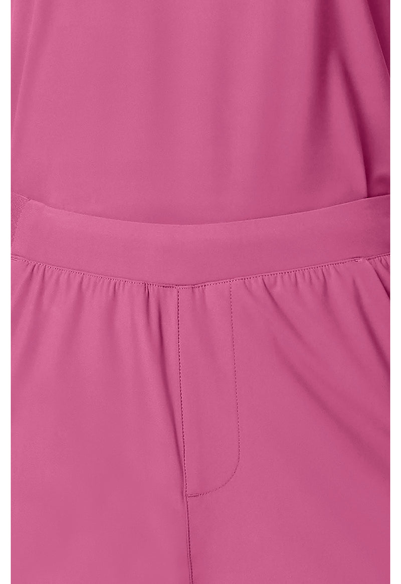 Tropical Pink - Women's 4-Pocket Straight Leg Scrub Pants (View 2)