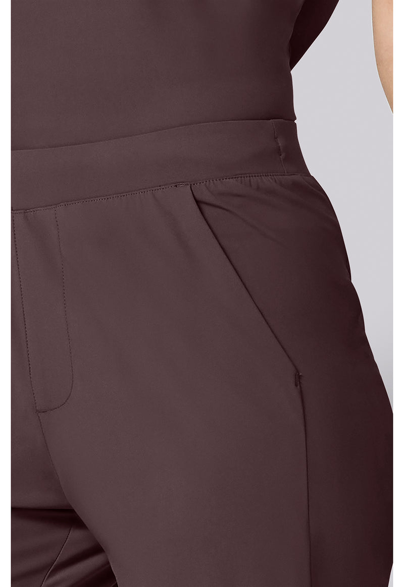 Walnut Roast - Women's 4-Pocket Straight Leg Scrub Pants (View 4)