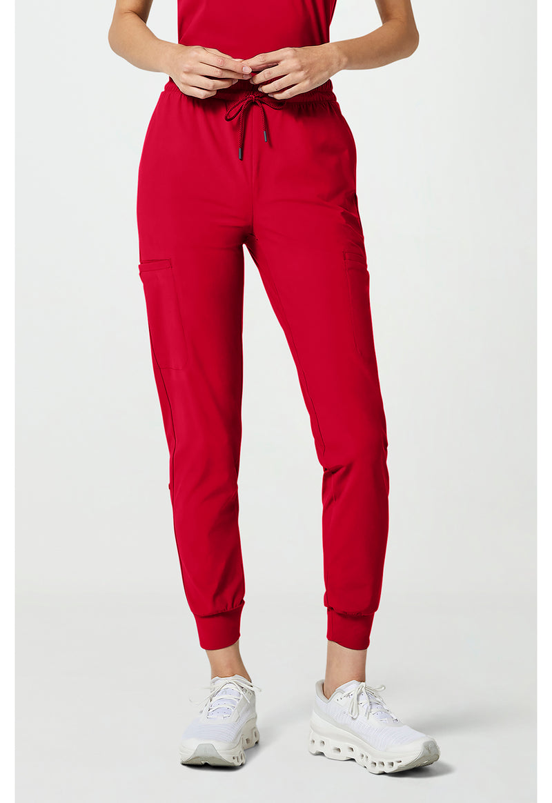 Cherry Pop - Cherokee IN Pursuit Women Scrub Pants - Front View