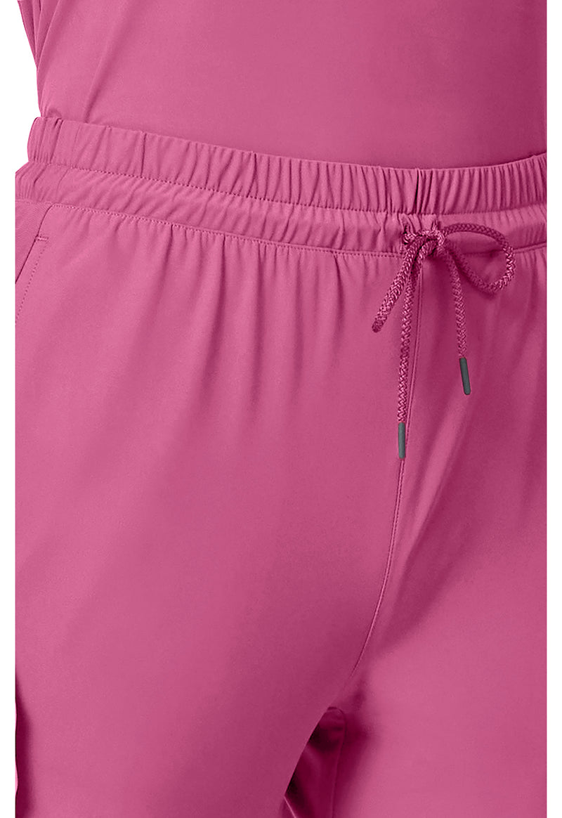 Tropical Pink - Women's 5-Pocket Jogger Scrub Pants (View 2)