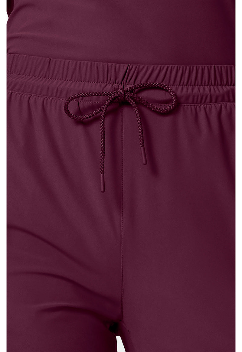 Wine - Women's 5-Pocket Jogger Scrub Pants (View 2)