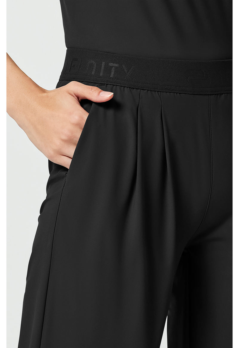 Black - Women's 3-Pocket Wide Leg Pant – Petite (View 3)