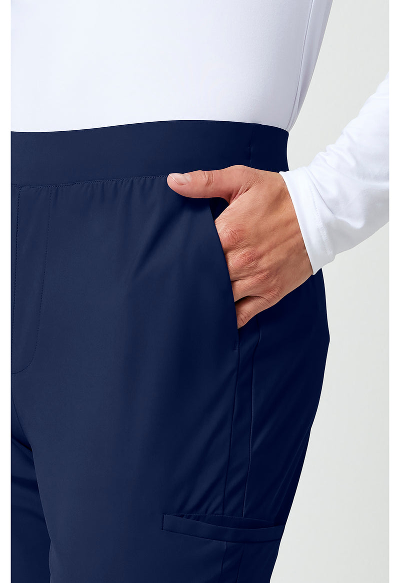 Navy - Men's 5-Pocket Jogger Scrub Pants (View 4)