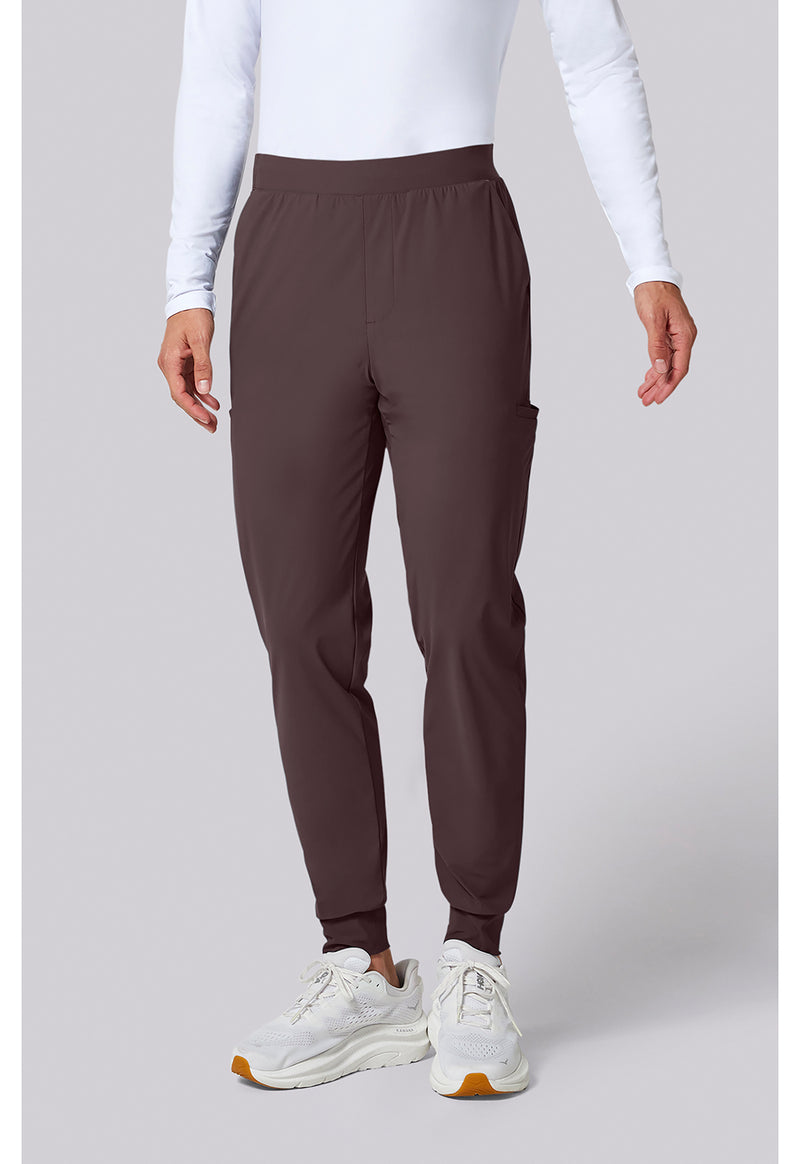 Walnut Roast - Cherokee IN Pursuit Men Scrub Pants - Front View