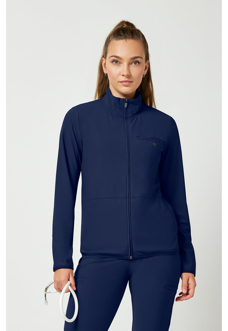 Navy - Women's 3-Pocket Warm-up Jacket