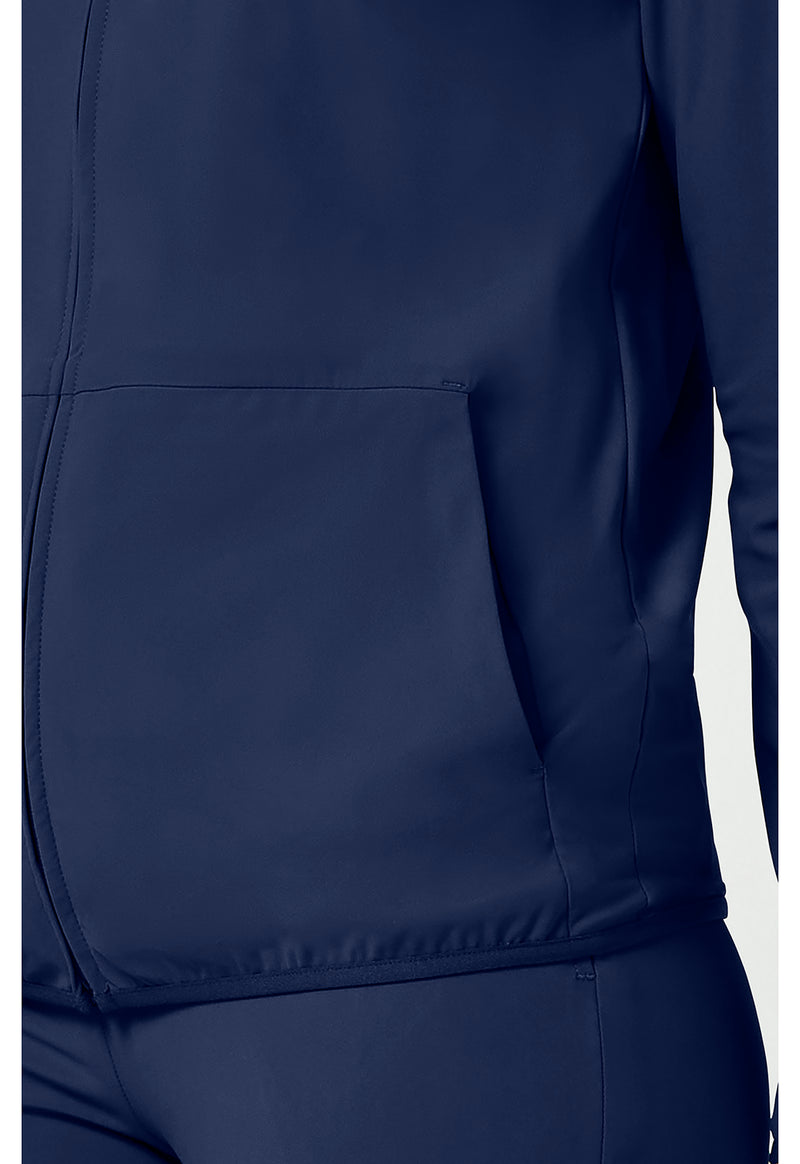 Navy - Women's 3-Pocket Warm-up Jacket (View 3)