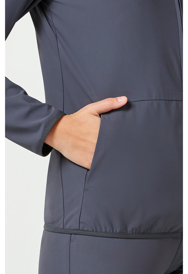 Pewter - Women's 3-Pocket Warm-up Jacket (View 4)