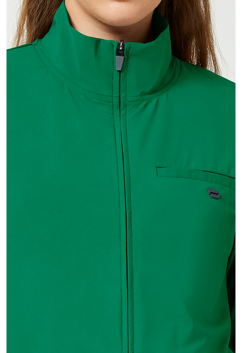 Retro Green - Women's 3-Pocket Warm-up Jacket (View 2)