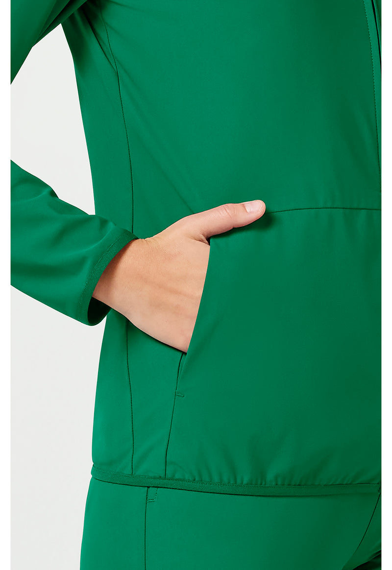 Retro Green - Women's 3-Pocket Warm-up Jacket (View 4)