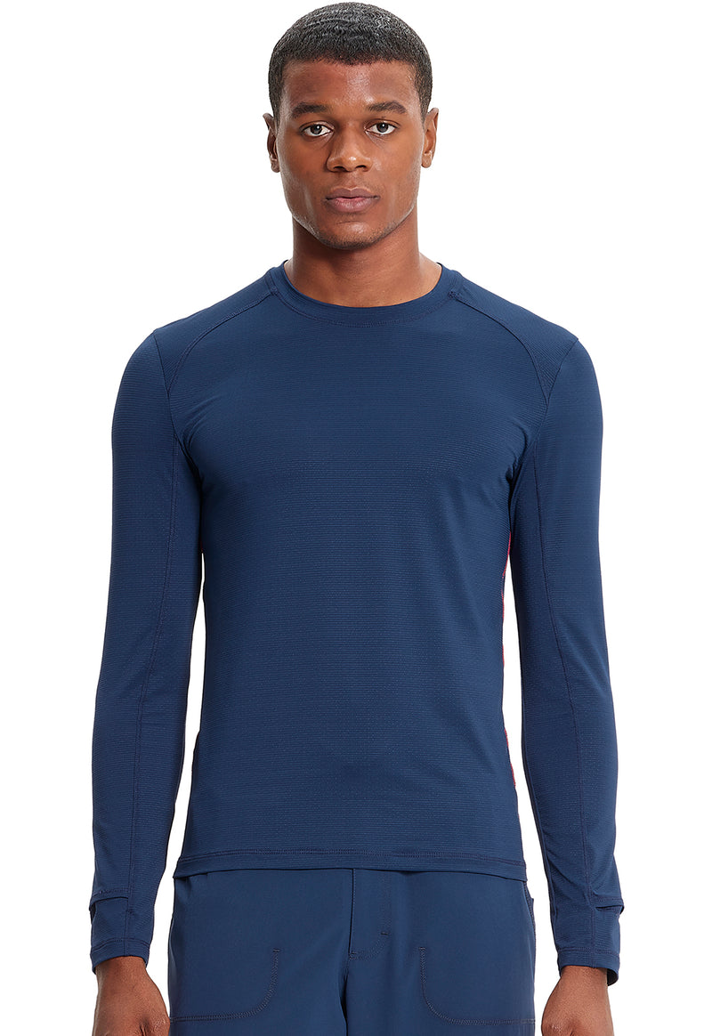 Navy - Men's Long Sleeve Performance Underscrub
