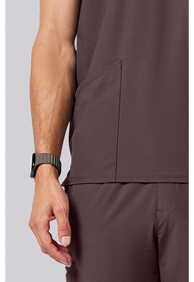 Walnut Roast - Men's 3 Pocket V-Neck Scrub Top (View 4)