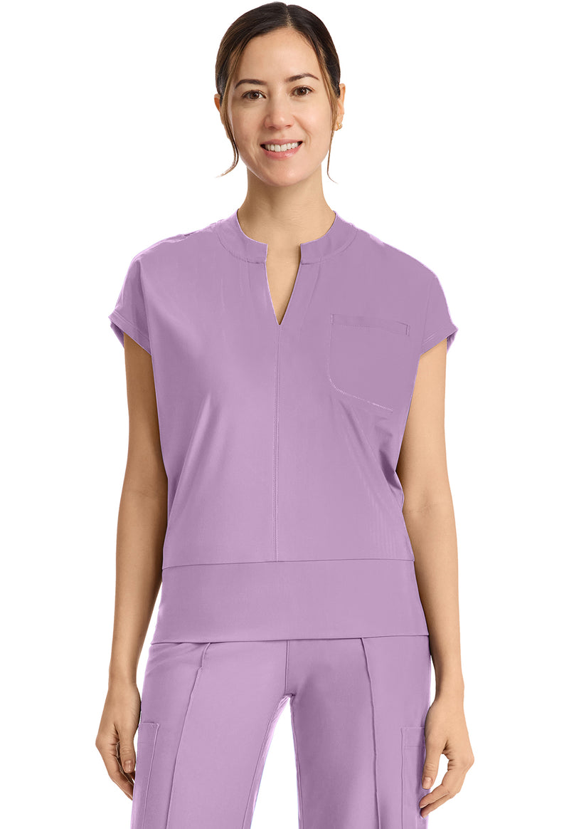 Livewire Lilac - Dolman V-Neck Top
