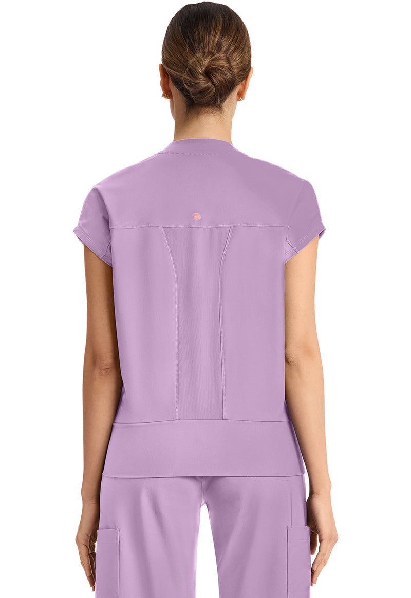 Livewire Lilac - Dolman V-Neck Top (Back)