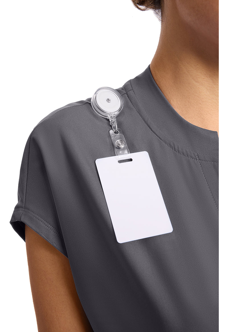 Pewter - Dolman V-Neck Top (View 3)