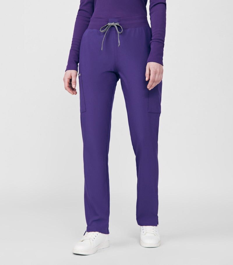 Grape - Landau Forward Women's 7 Pocket Cargo Scrub Pant for Nursing