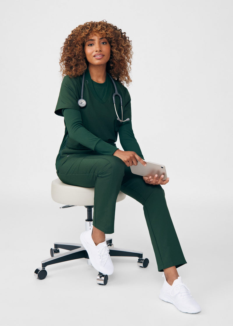 Mountain View - Landau Forward Women's 7 Pocket Cargo Scrub Pant for Nursing