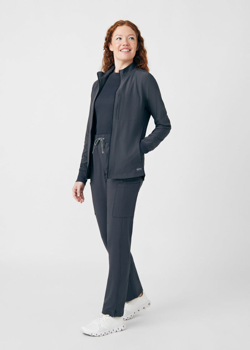 Pewter - Landau Forward Women's 7 Pocket Cargo Scrub Pant for Nursing