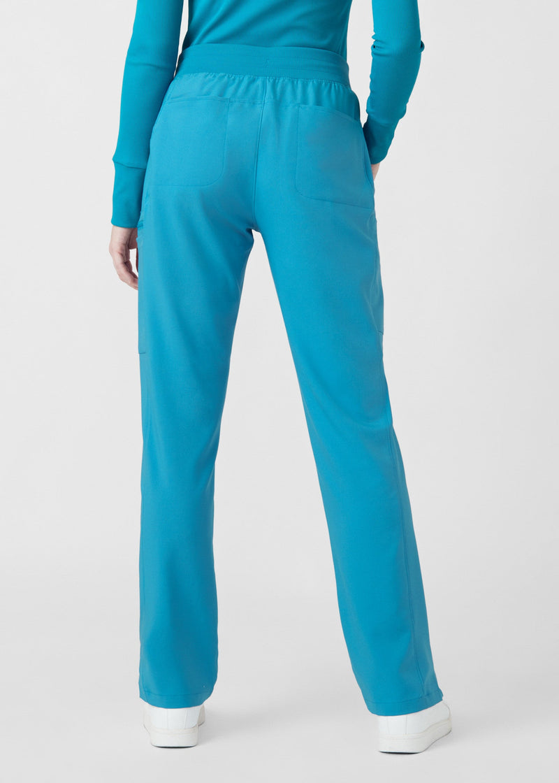 Teal - Landau Forward Women's 7 Pocket Cargo Scrub Pant for Nursing