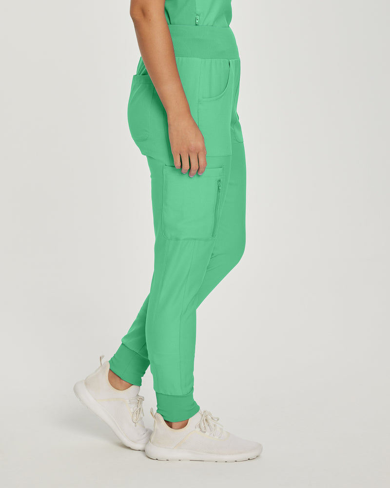 Nu Green - Landau Forward Women's 7 Pocket Cargo Jogger Scrub Pant for Nursing